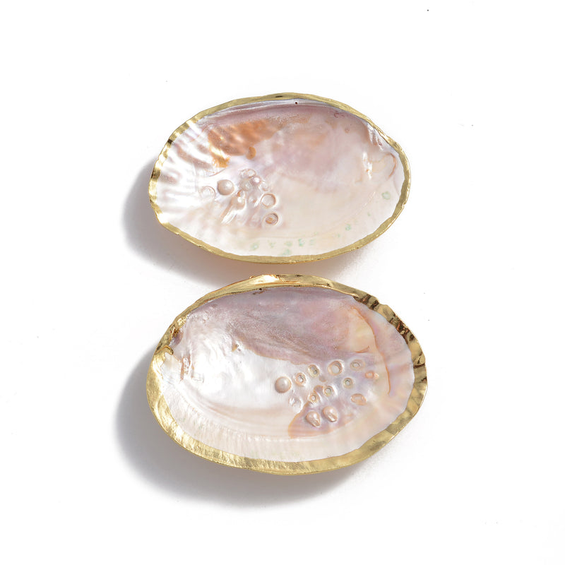 mop shell pearl coated tray dish 