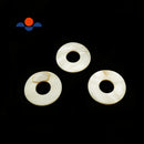 White MOP Shell Donut Circle Pendant Size 40mm Sold Per Piece