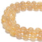 Golden Rutilated Quartz Barrel Nugget Beads Size 10x12-12x15mm 15.5'' Strand