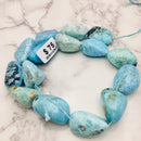 natural blue opal nugget beads