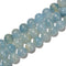 AAA Lemurian Aquatine Calcite Smooth Round Beads Size 6mm 8mm 10mm 15.5'' Strand