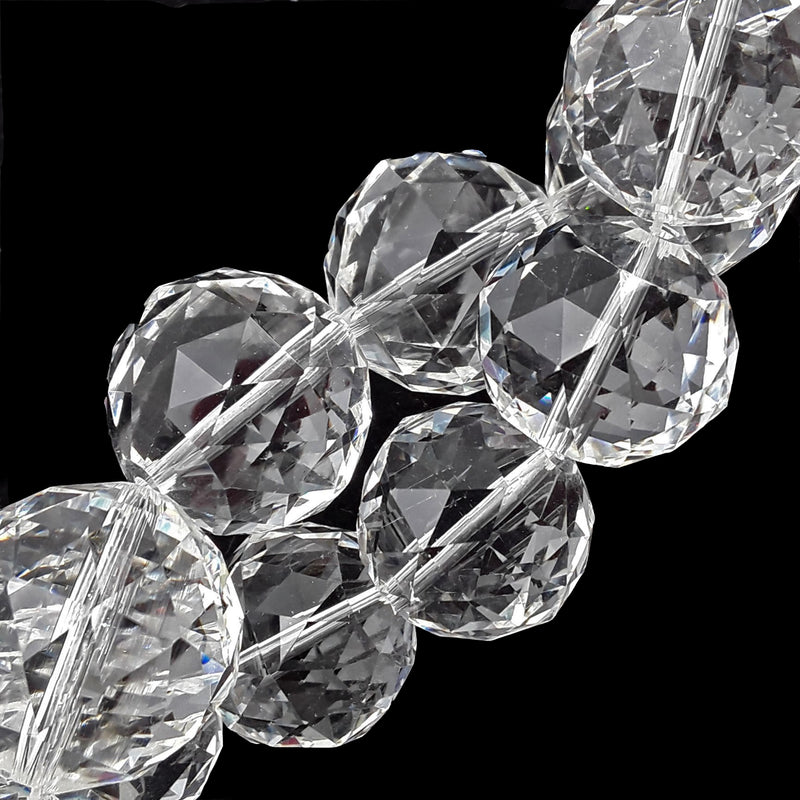 2mm Crystal Glass Beads / Flashy White #4