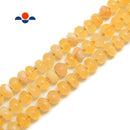 Yellow Honey Calcite Pebble Nugget Beads Size Approx 5x10mm 15.5" Strand