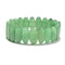 Green Aventurine Double Drill Bracelet Oval Shape Beads Size 10x20mm 7.5" Length