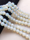 opalite faceted round beads
