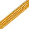 Titanium Bright Gold Hematite Faceted Rondelle Beads 3mm 4mm 6mm 8mm 15.5'' Str