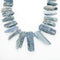 natural kyanite graduated rough Sticks Points beads