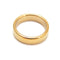 Gold Hematite Band Ring Basic Ring for Men and Women Flat Ring Sold 1 Piece