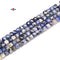 Natural Sodalite Faceted Cube Beads Size 4-5mm 6-7mm 15.5" Strand