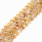 Natural Citrine Faceted Coin Beads Size 10mm 15.5'' Strand