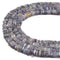Natural Iolite Square Heishi Disc Beads Size 3x6mm 15.5'' Strand