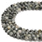 Natural Gray Eagle's Eye Faceted Start Cut Beads Size 8mm 15.5'' Strand