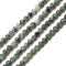 Natural Dark Emerald Faceted Round Beads 4mm 5mm 15.5" Strand