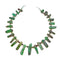 Chrysoprase Graduated Irregular Slab Slice Stick Points Beads 15-35mm 15.5" Strand