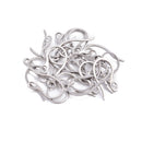 304 Stainless Steel Wire Earring Hooks Size 11.4x22mm 24 Pieces Per Bag