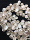 natural keshi freshwater pearl beads