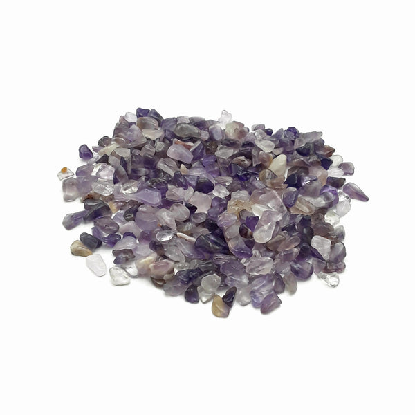 Undrilled Amethyst Pebble Nugget Chips No Drill Hole Beads 8-10mm 2.5oz.