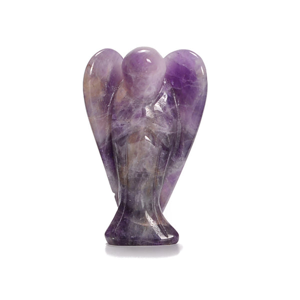 Natural Amethyst Hand Carved Angel Size 2'' 3'' 4''