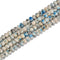K2 Jasper Faceted Rondelle Beads Size 4x6mm 15.5'' Strand