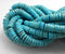 Blue Turquoise Heishi Rondelle Discs Beads 2x4mm 3x6mm 3x8mm 3x10mm 15.5" Strand