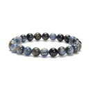 Kyanite Smooth Round Beaded Bracelet Beads Size 4mm 5mm 6mm 8mm 7.5'' Length