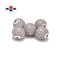 silver plated micro pave clear zircon ball