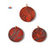 Natural Red Jasper Round Slice Pendant Size 40mm 42mm Sold per Piece