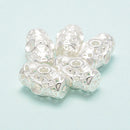 925 Sterling Silver Hollow Barrel Beads Size 10x16mm 12x20mm Sold per Bag
