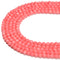 Pink Bamboo Coral Faceted Round Beads Size 2mm 3mm 4mm 15.5'' Strand