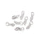 925 Sterling Silver Hook Clasp Size 5x10mm, 8pcs per Bag Sold by Bag