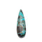 Chrysocolla Tear Drop Pendant Center/Side Drilled 12x60mm Sold By Piece