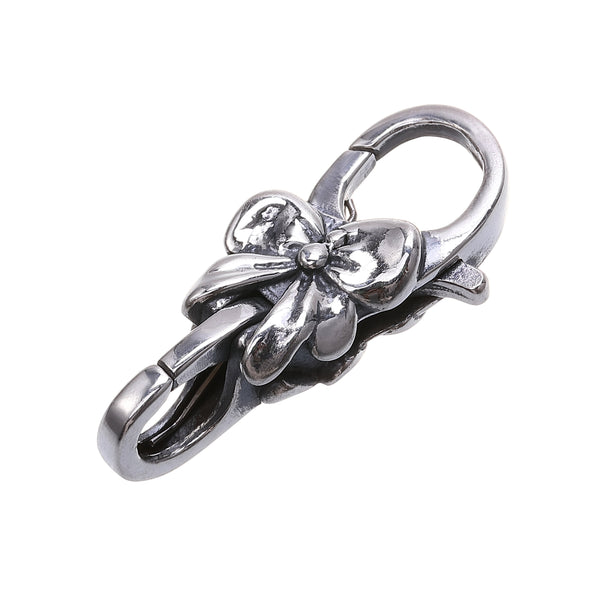 thaisterling silver bowknot double side clasp