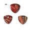 Natural Red Jasper Triangle Shape Pendant Size 45mm Sold per Piece