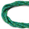 Green Howlite Turquoise Smooth Rondelle Beads Size 3x5mm 6x10mm 15.5'' Strand