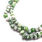 green spot jasper irregular pebble nugget beads