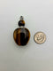 Natural Yellow Tiger Eye Perfume / Oil Bottle Necklace Pendant Size 25x40mm