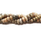 Natural Fossil Coral Smooth Rondelle Beads 4x6mm 5x8mm 6X10mm 15.5" Strand