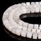 white moonstone faceted rondelle wheel Discs beads