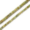 Natural Peridot Smooth Rondelle Beads Size 4x6mm 5x8mm 15.5'' Strand