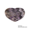 Natural Gemstone Heart Shape Coaster Size 10x85mm Sold by Piece