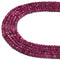 Natural Ruby Faceted Rondelle Beads Size 2x3mm 15.5" Strand