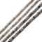 Natural Labradorite Faceted Rondelle Beads 2x3mm 2x4mm 3x5mm 15.5" Strand
