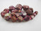 red jasper graduatedfaceted nugget chunk beads