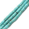 Green Blue Turquoise Irregular Heishi Discs Beads 2x4mm 3x6mm 3x8mm 15.5" Strand