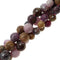 genuine ruby sapphire faceted round beads