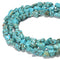Blue Turquoise Nugget Chunk Beads Size 5-8mm 10-12mm 15.5'' Strand