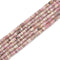Natural Pink Tourmaline & Lepidolite Heishi Disc Beads Size 2x4mm 15.5'' Strand