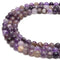 Multi-Color Amethyst Smooth Round Beads Size 4mm 6mm 7mm 8mm 10mm 15.5" Strand