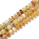 Natural Yellow Opal Rondelle Wheel Disc Beads Size 8-9mm 10-11mm 15.5'' Strand