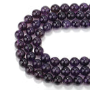 Natural Amethyst Smooth Round Beads 14mm 16mm Approx 15.5" Strand